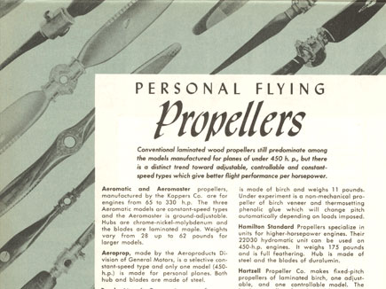 Personal Flying Propellers