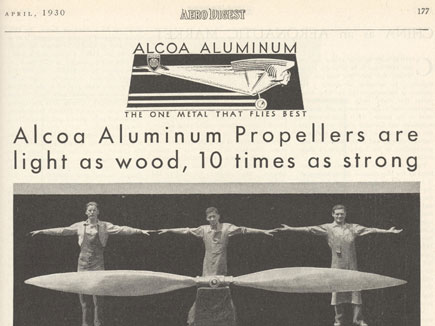 ALCOA Aluminum April 1930